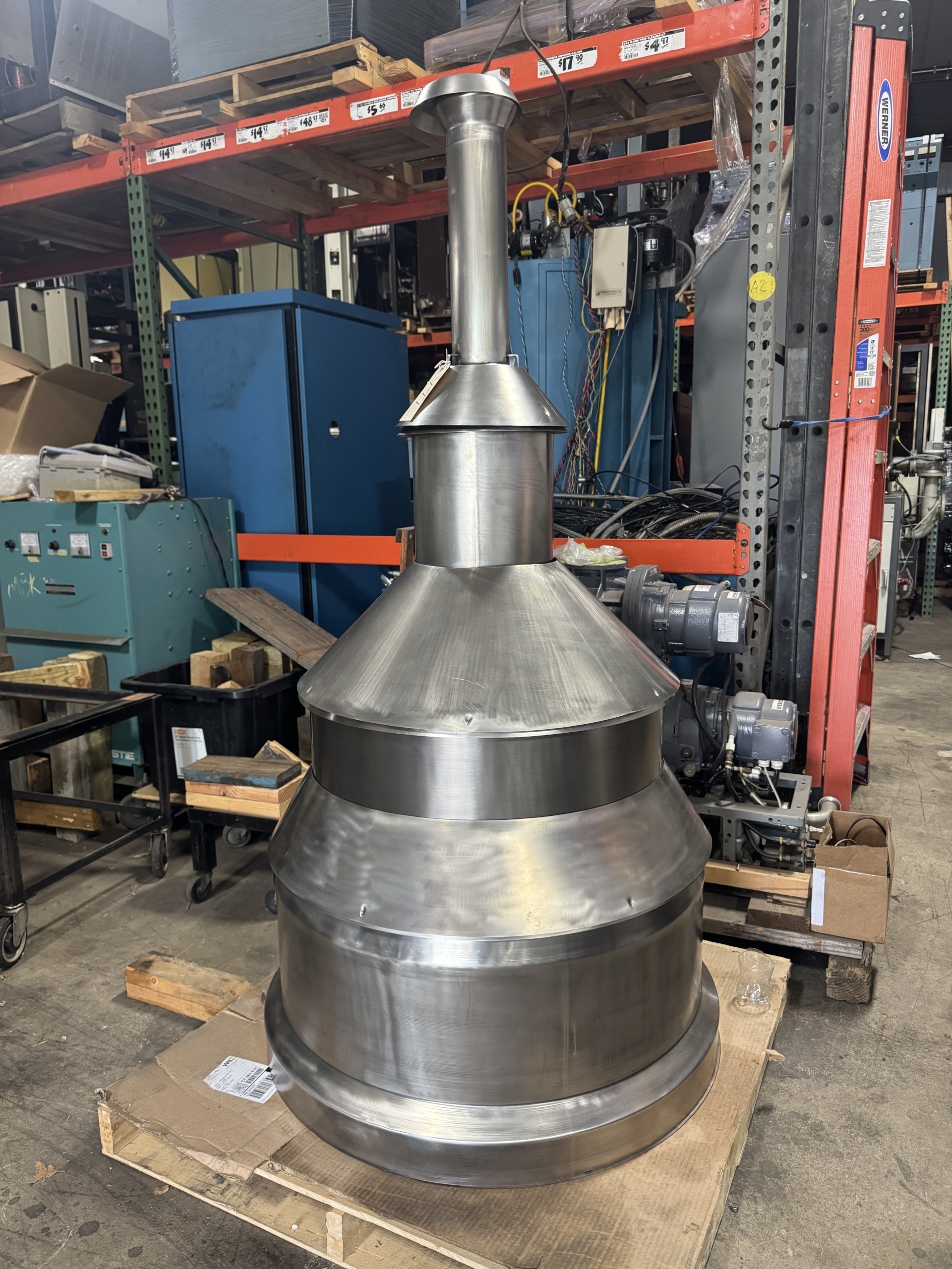 Varian HS-35 diffusion pump stack for sale from YTI